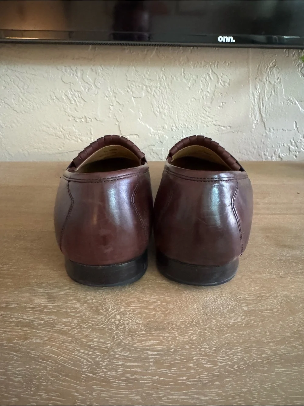 Men's Brown Leather Tassel Kiltie Loafers